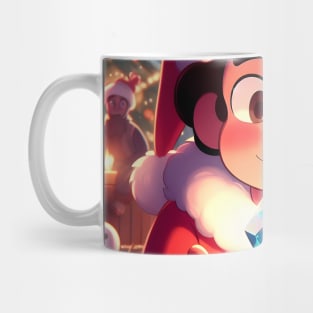 Crystal Holidays Extravaganza: Steven Universe Christmas-Inspired Art for Timeless Cartoon Designs and Festive Gems! Mug